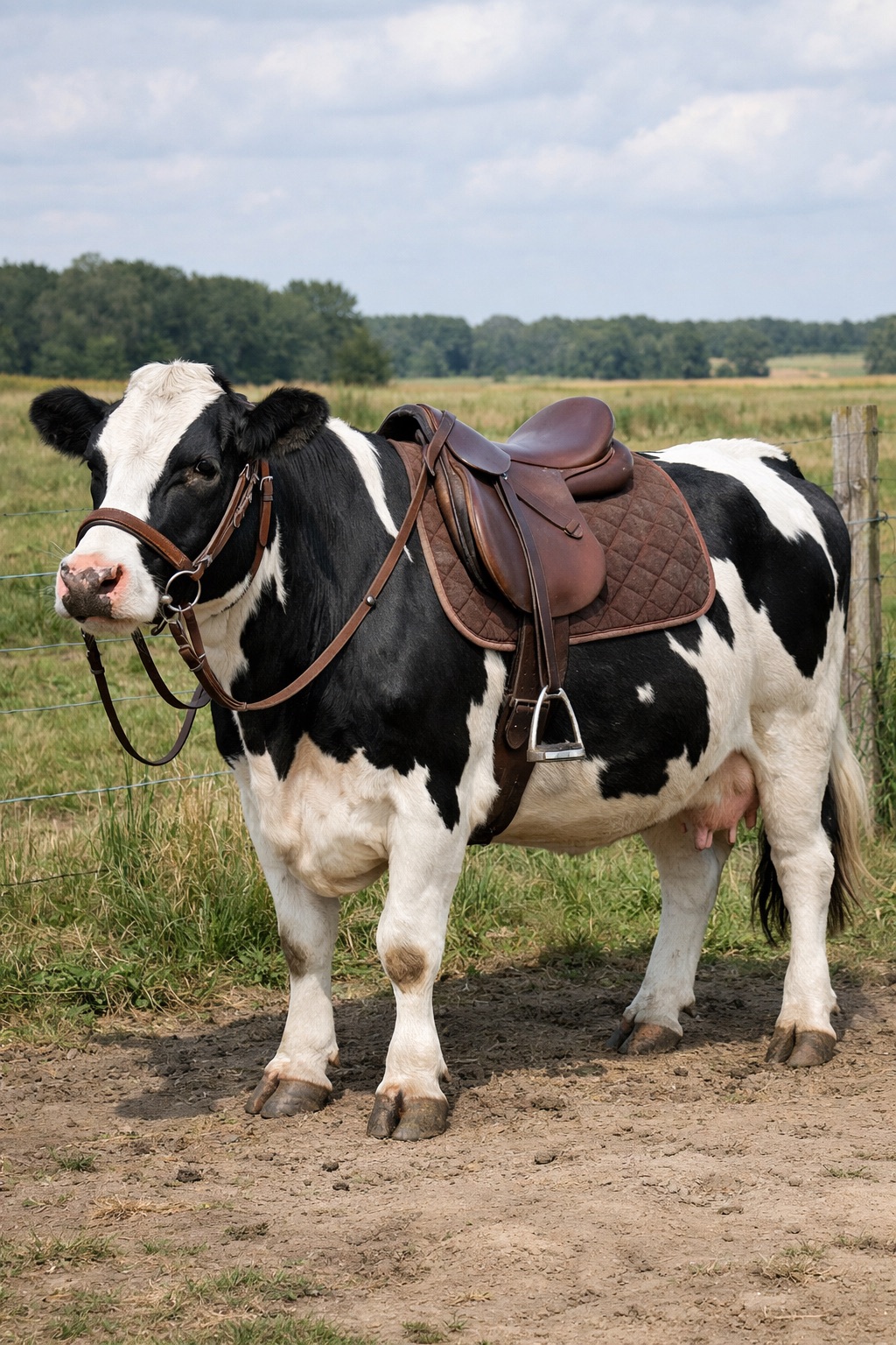 Koe die als paard wil meetellen (satirische context)